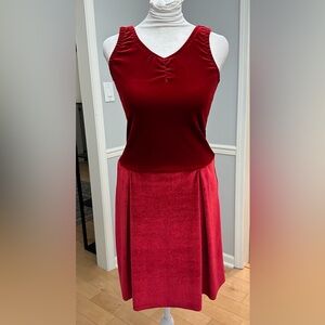 Red velvet costume